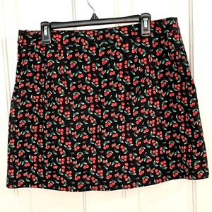 Forever 21 Cherry print mini skirt
